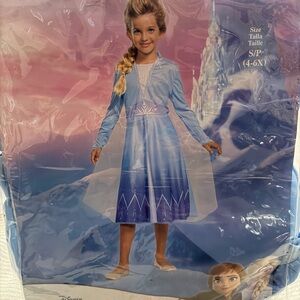 Disney Light Blue and Dark Blue Elsa-Inspired Girls' Costume Dress